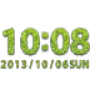 icon Grass clock widget -Me Clock