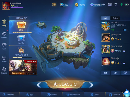 Download Mobile Legends Bang Bang for Android - Free - 21.8.32.9053