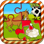 icon Farm Animals Puzzle For Kids