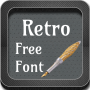 icon Retro Font Style