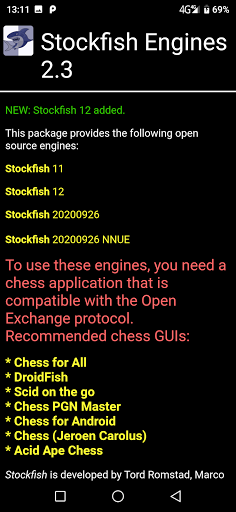 Faça download do Stockfish Engines OEX APK v2.10 para Android