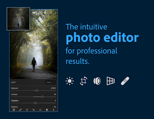 Download Adobe Lightroom: Photo Editor for android 7.1.1
