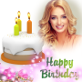 icon Happy birthday photo frame