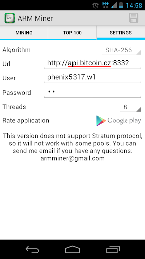 Free bitcoin miner google play