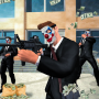 icon Bank Robbery Gang Vs Police Squad