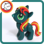 icon Clay Cute Pony