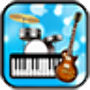 icon Band Game: Piano, Guitar, Drum