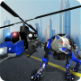 icon Air Force Transform Robot Cop Wolf Helicopter Game