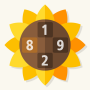 icon 19 numbers. Math puzzle
