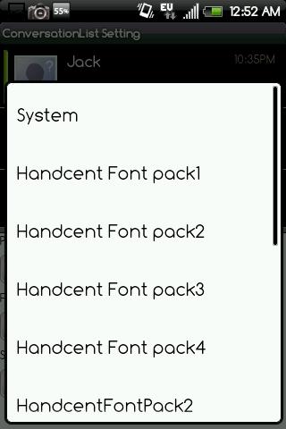 Handcent Font Pack4