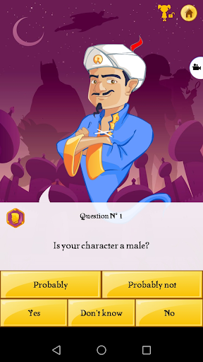 jogo akinator icon in Bubbles Style