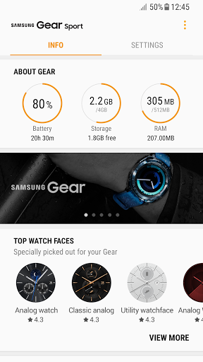 Samsung gear best sale sport apk