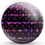 icon Keyboard Theme Leopard Pink