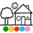 icon Glitter House Coloring 1.7