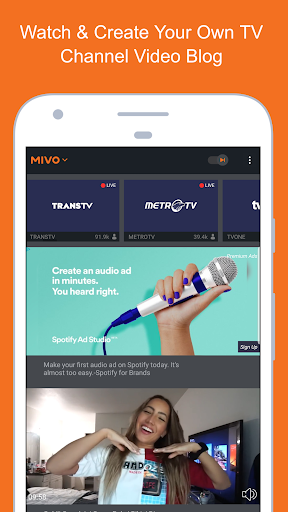 Download Mivo Watch TV Online Social Video Marketplace for