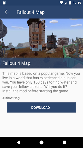 Free Download Map Fallout Craft Addon For Minecraft Pe Apk For Android