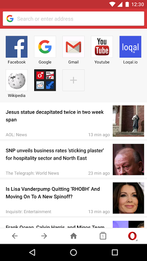 Download Opera Mini Fast Web Browser For Android 4 1 2