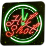 icon Green Neon Clock