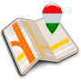 icon Map of Hungary offline