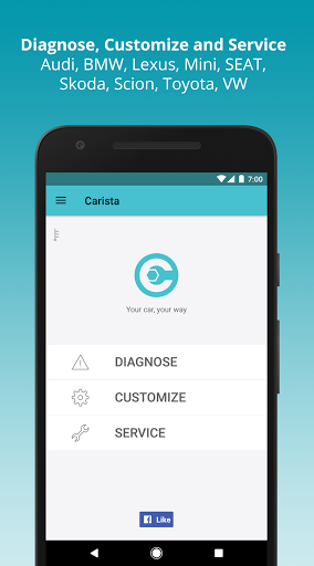 It's easy with Carista OBD2 to Diagnose, Customize and Service Your Audi,  VW, BMW, Toyota, etc. 