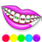 icon Lips Coloring Game Glitter 10