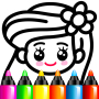 icon Kids Drawing Games: Color Book