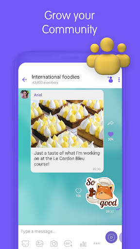 screenshots of viber messenger - facebook wants to sync your instagram contacts to messenger bleu