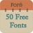 icon 50 Fonts for Samsung Galaxy 5 7.0