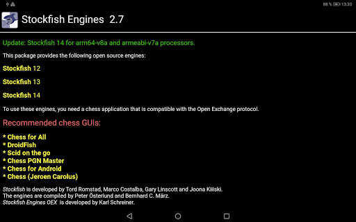 Faça download do Stockfish Engines OEX APK v2.10 para Android
